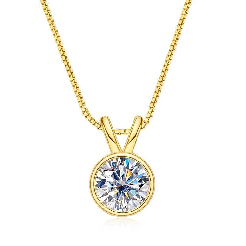 Colar Orion Gold Moissanite