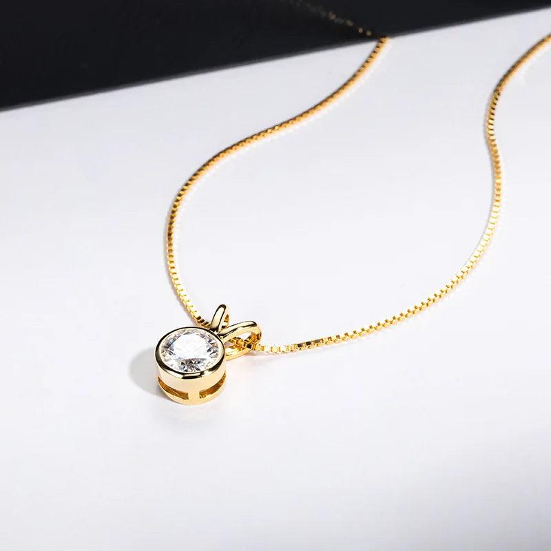 Colar Orion Gold Moissanite