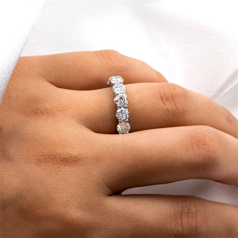 Aliança Eterno Moissanite