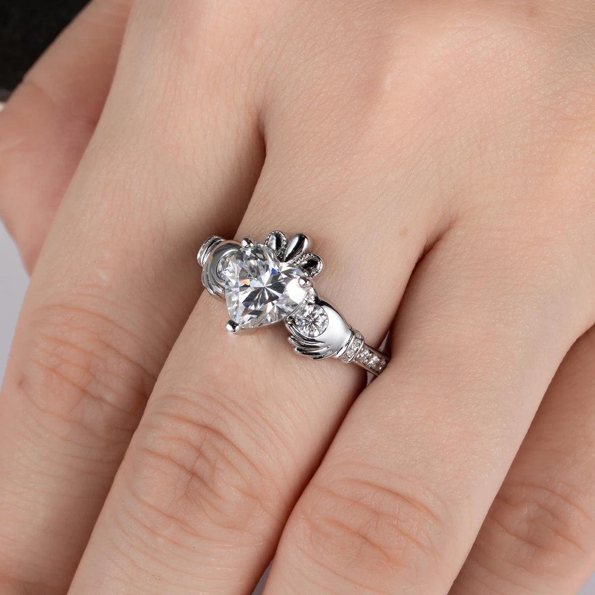 Anel Amor Expresso Moissanite